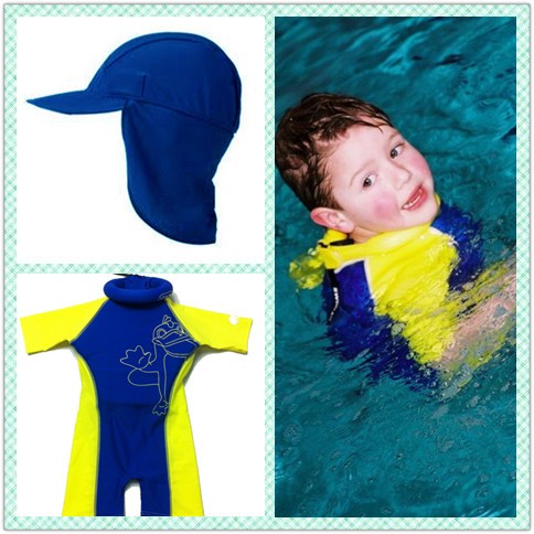 男の子が泳ぐスイミングトレーニングfloatsuit援助のフロートスーツ半袖でサイズs-m-l高齢2-3-4-5yrsf4340古い子供のための-水着類問屋・仕入れ・卸・卸売り