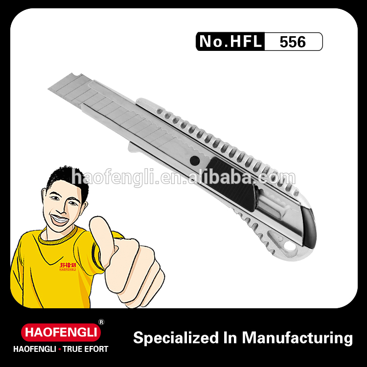カッターナイフHFL-Z556 0.5ミリメートル厚い刃アルミ合金ハンドルユーティリティナイフ-ナイフ問屋・仕入れ・卸・卸売り