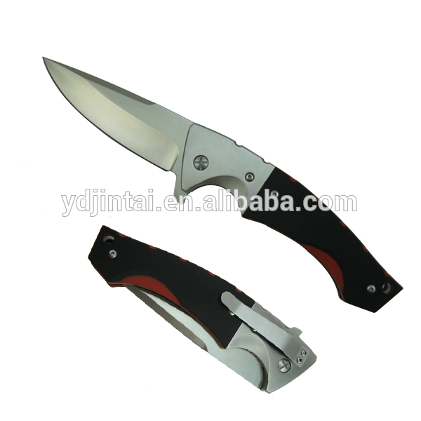 最高品質4" 付きサバイバルナイフ黒と赤ss+g10ハンドル-ナイフ問屋・仕入れ・卸・卸売り