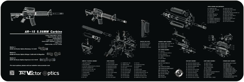 ベクトル光学ar1536x12インチm4カービンクリーニングベルトゴムマットのすべてのパーツリスト-その他ハンティング用製品問屋・仕入れ・卸・卸売り