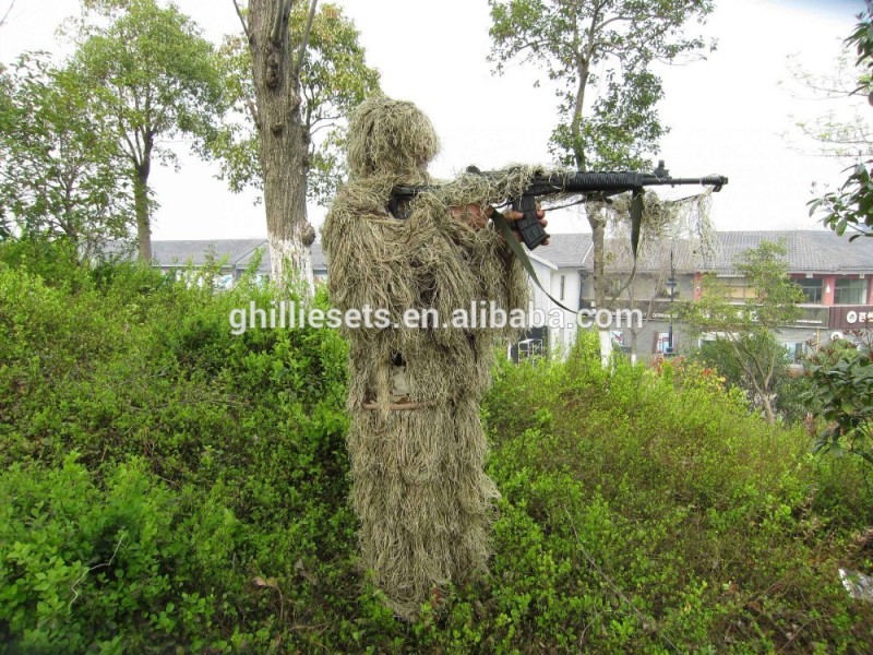 軍の戦術的なcamoflageghillieスイートセット-その他ハンティング用製品問屋・仕入れ・卸・卸売り