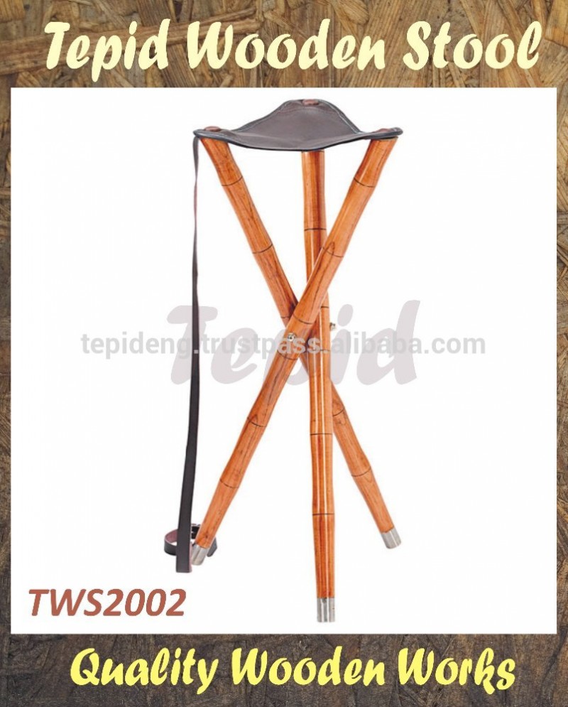 TWS2002三脚スツール/三脚木製スツールで良い品質|三脚 木製スツール用キャンプ|三脚木製スツール用狩猟 |-問屋・仕入れ・卸・卸売り