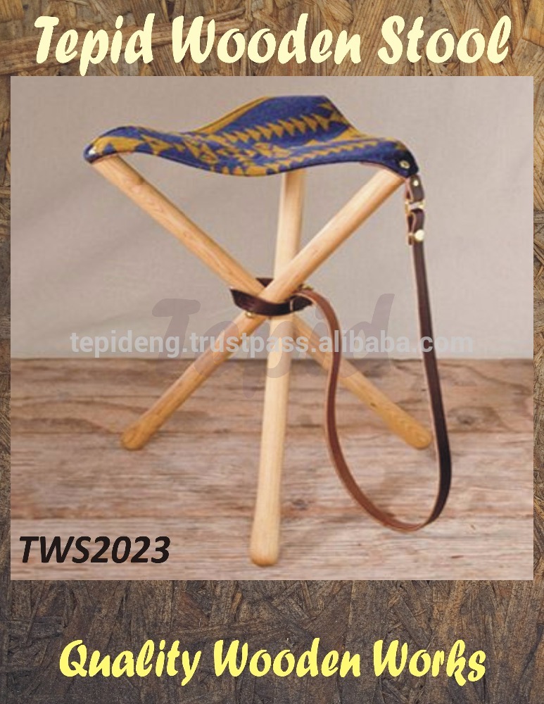 木製スツール、TWS2023三脚スツール-問屋・仕入れ・卸・卸売り