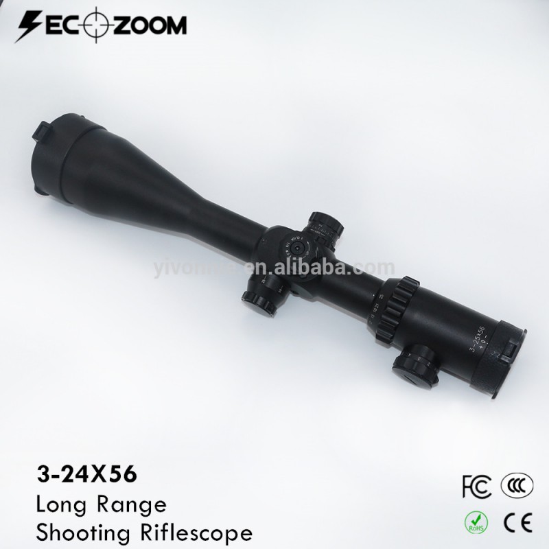 Secozoom3- 24x56熱い販売のライフル銃のスコープoemターゲット射撃riflescopesロングレンジライフルスコープ中国卸売-スコープ、付属品問屋・仕入れ・卸・卸売り