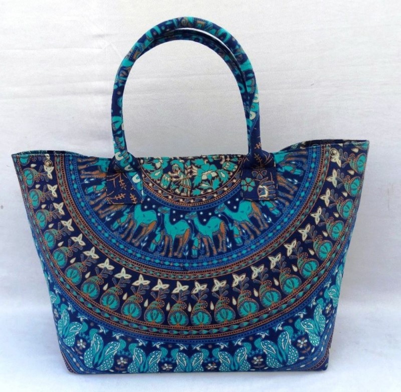 Vishal handicraft_Wholesaleインドヒッピートートbag_Mandalaボヘミアンデザイナーレディースハンドbag_Mandala手バッグ-トラベルバッグ問屋・仕入れ・卸・卸売り