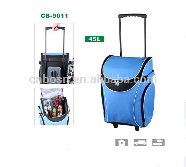 電気屋外45l旅行とトロリーホイール付きクーラーバッグ-クーラーバッグ問屋・仕入れ・卸・卸売り