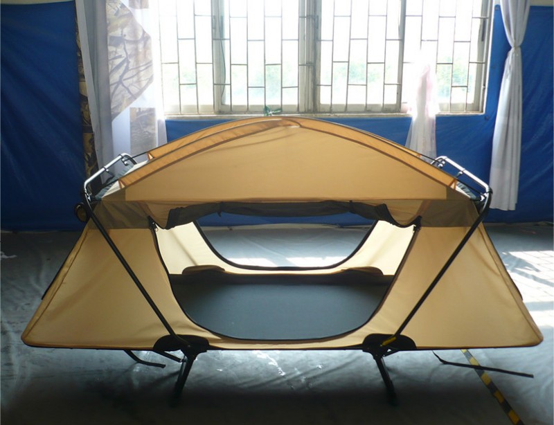 色yelow軽量折り畳み式キャンプの赤ちゃんのためのキャンプのベッド-テント問屋・仕入れ・卸・卸売り