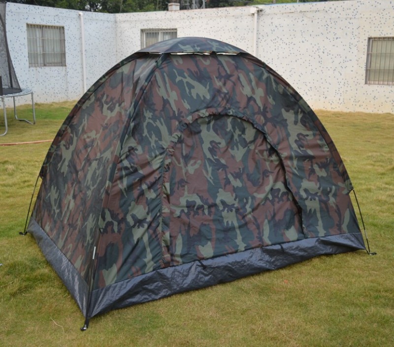 防水迷彩軍の戦術的な高品質愛好家二人用テントをたたんでパック迷彩狩猟キャンプハイキングテント-テント問屋・仕入れ・卸・卸売り