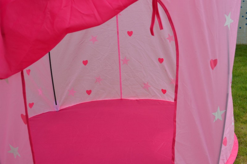 単層190tピンクポリエステルの子の赤ちゃんのプレイハウステント折り畳み式の家-テント問屋・仕入れ・卸・卸売り