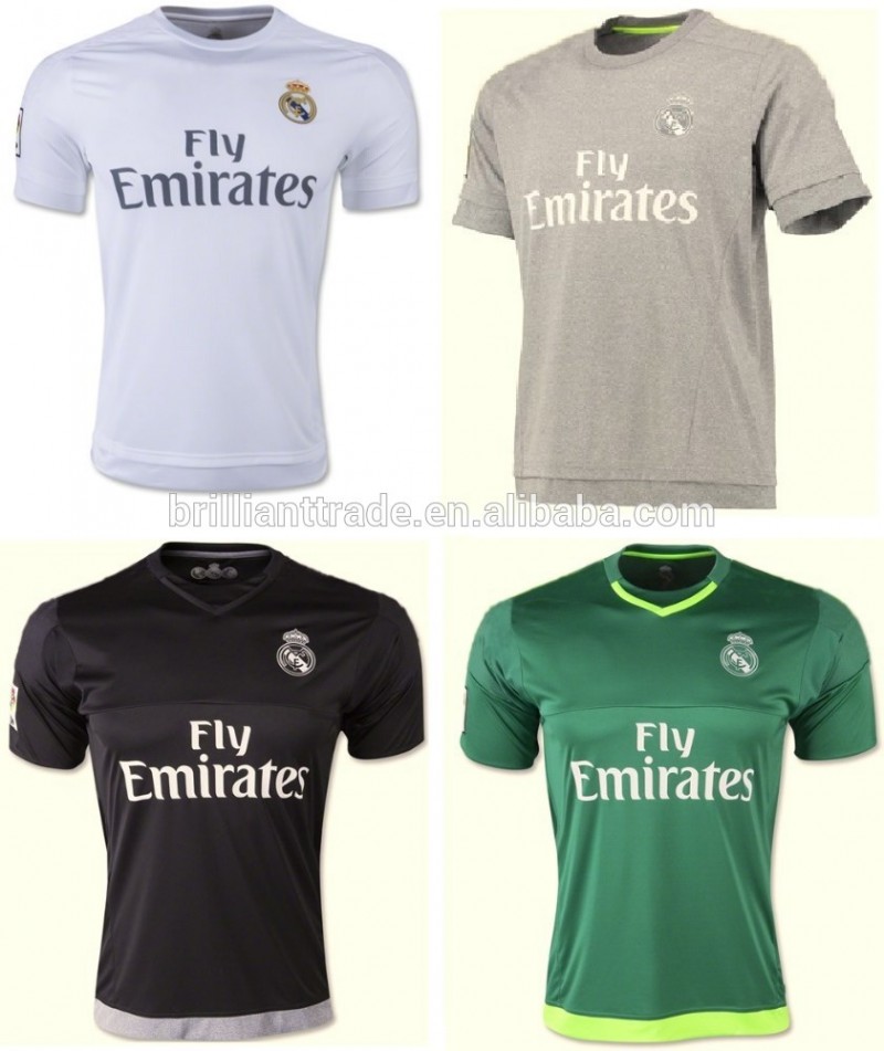 安い20152016マドリッドサッカージャージタイ品質-サッカーウェア問屋・仕入れ・卸・卸売り