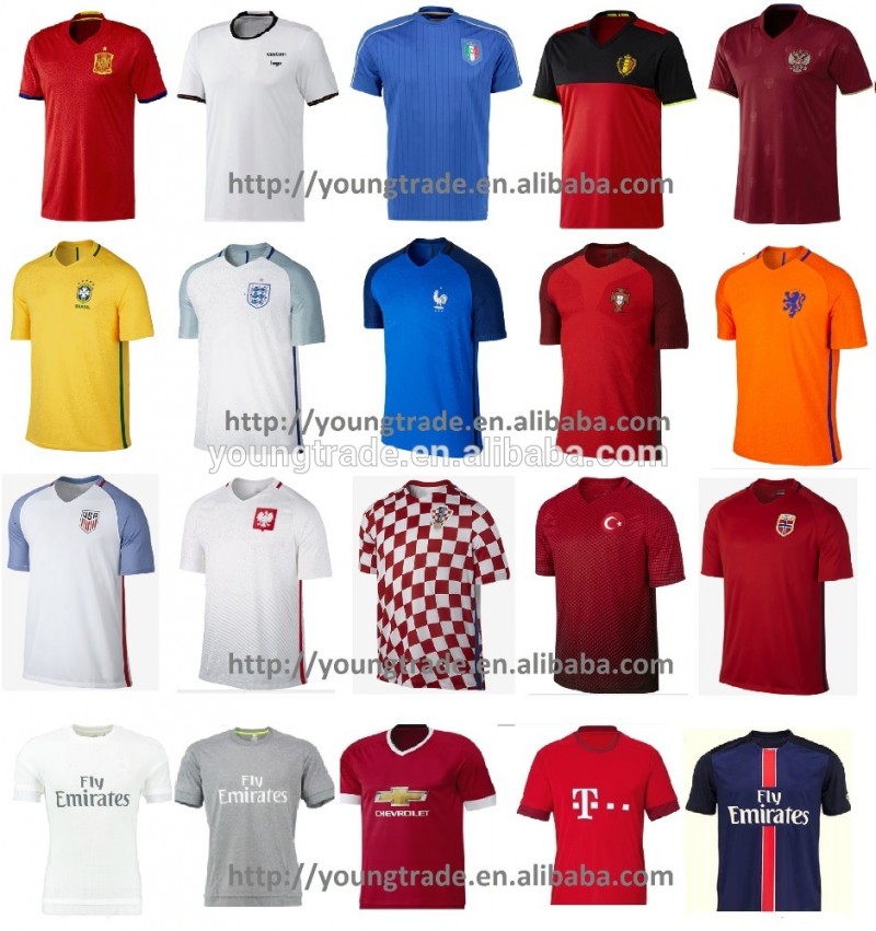 プロモーション最高タイ品質2016サッカーユニフォーム-サッカーウェア問屋・仕入れ・卸・卸売り