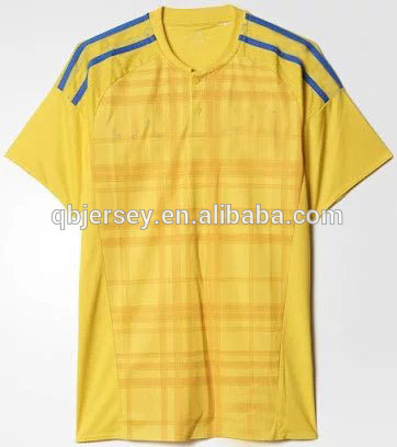 2016熱い販売ウクライナホームサッカーユニフォーム、サッカーtシャツメーカー-サッカーウェア問屋・仕入れ・卸・卸売り