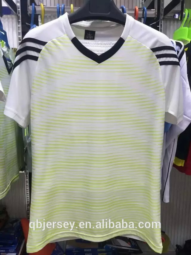 2016最新空白サッカートレーニングシャツ/サッカーのトレーニングシャツカスタム/サッカーキットカスタムトップタイ品質-サッカーウェア問屋・仕入れ・卸・卸売り