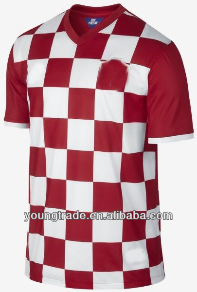 安い卸売2014ワールドカップトップ·タイ·品質クロアチアサッカーユニフォーム-サッカーウェア問屋・仕入れ・卸・卸売り