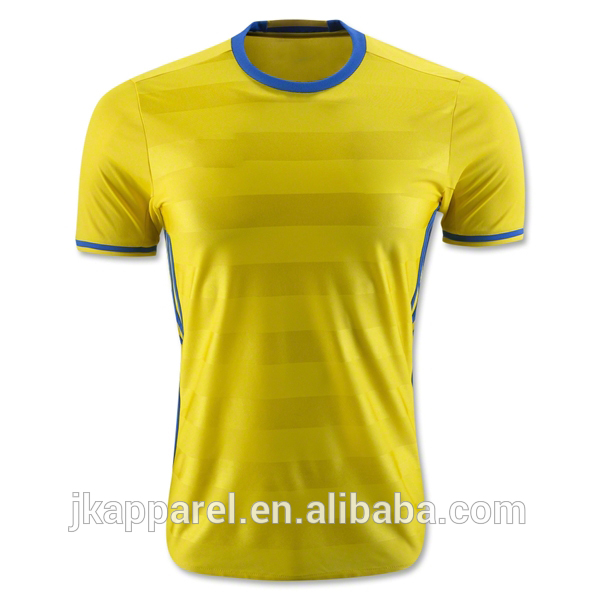 黄色2016国家チームサッカーシャツ+- サイズ最高品質半袖ジャージ男性用ホームキット-サッカーウェア問屋・仕入れ・卸・卸売り