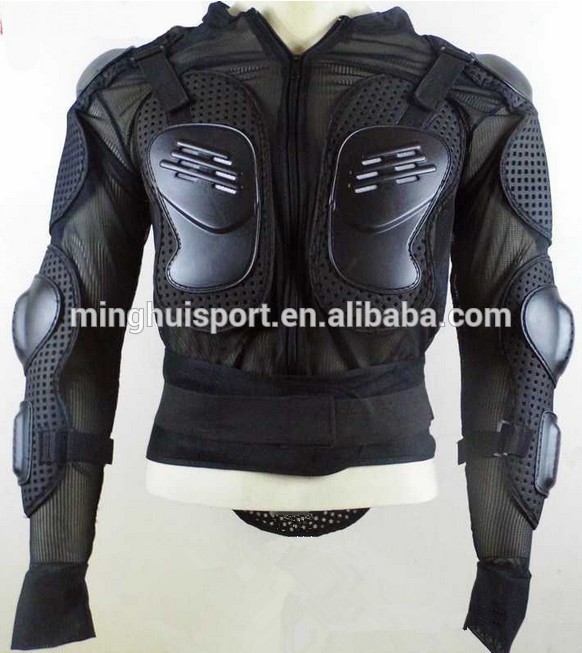 熱い販売のアーマージャケットレーシングオートバイのモトクロスバイクウェアの服のボディアーマーガードジャケット黒-バイクウェア問屋・仕入れ・卸・卸売り