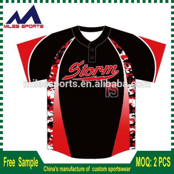2016最新の ドレス デザイン野球tシャツ 、 ブランク カスタム野球ジャージ-野球、ソフトボールウェア問屋・仕入れ・卸・卸売り