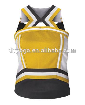 ニットファブリックの女の子のチアリーダーのユニフォーム応援摩耗の服装-その他スポーツウェア問屋・仕入れ・卸・卸売り
