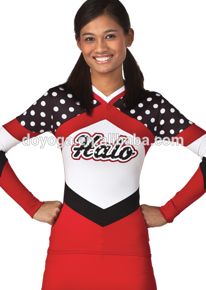 セクシーな女の子のチアリーダーのユニフォームで着用rhinestons応援衣装-その他スポーツウェア問屋・仕入れ・卸・卸売り