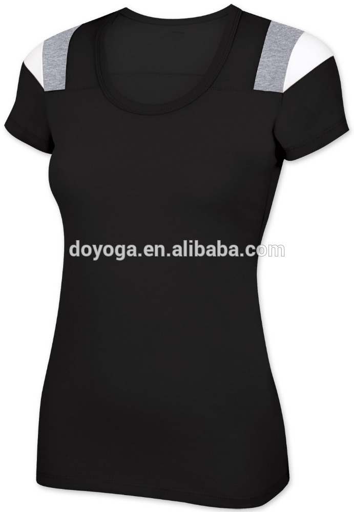 カスタマイズされたカラフルな付きtシャツをチアリーディングチームのデザインロゴのタグ-その他スポーツウェア問屋・仕入れ・卸・卸売り