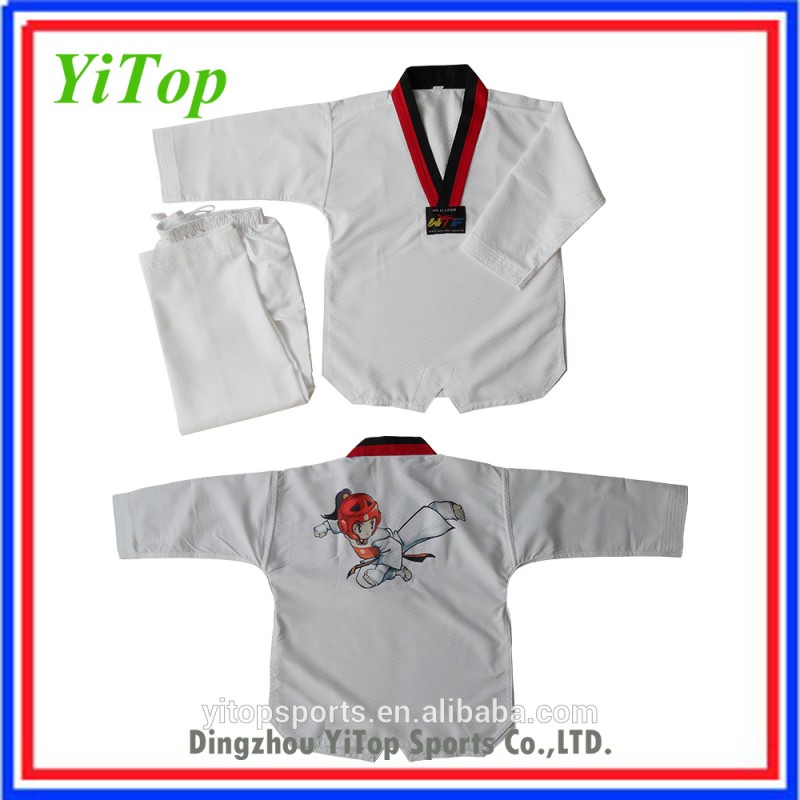 最高品質光材料wtfテコンドーユニフォーム武道/dobok/着物-武道、格闘技用ウェア問屋・仕入れ・卸・卸売り