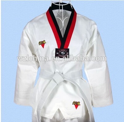 大人wtfテコンドーdobok学生承認されたスーツの制服で白帯-武道、格闘技用ウェア問屋・仕入れ・卸・卸売り