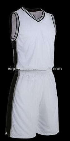 カスタム最高の デザイン による中国メーカー ホワイト色バスケットボール ジャージー-バスケットボールウェア問屋・仕入れ・卸・卸売り