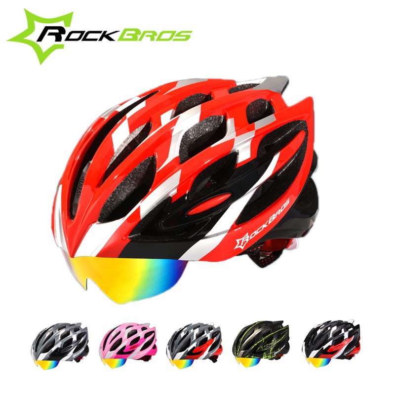 超軽量サイクリング2015rockbrosciclismoカスコヘルメットカスコmtbの自転車ヘルメット・ゴーグルヘルメット一体成形された特別なメガネ-ヘルメット問屋・仕入れ・卸・卸売り