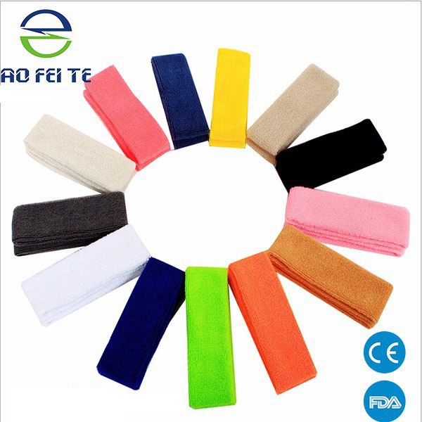 カスタムのalibabaエクスプレスネオンカラーの綿のヘッドのためのスポーツsweatbands-スウェットバンド問屋・仕入れ・卸・卸売り