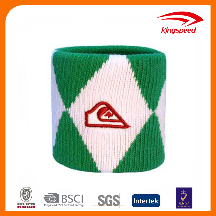 カスタムジャカードを吸収汗スポーツコットンリストバンドsweatbands-スウェットバンド問屋・仕入れ・卸・卸売り