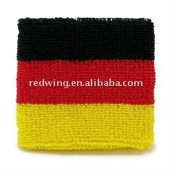 ドイツ国の旗の綿汗止めバンド-スウェットバンド問屋・仕入れ・卸・卸売り