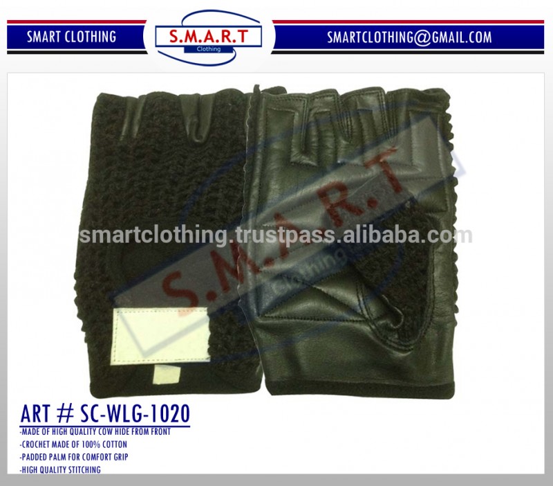 黒かぎ針編みサイクル手袋、ニットサイクル手袋-レーシンググローブ問屋・仕入れ・卸・卸売り