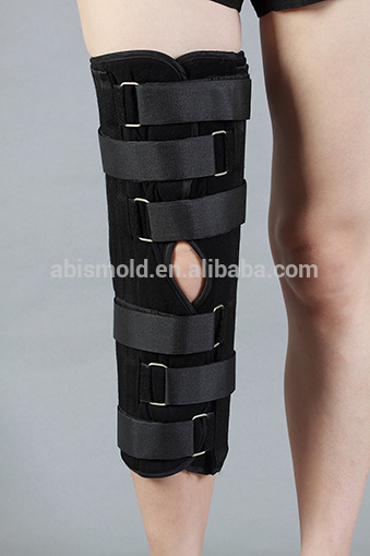 ブラック膝固定セット/柔らかいティッシュ傷つける保護医療膝ブレース-ひじ・ひざ用サポーター問屋・仕入れ・卸・卸売り