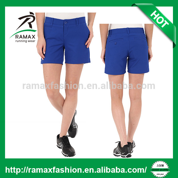 Ramaxカスタム女性スポーツ平織りゴルフショーツ付き5ポケットデザイン-その他スポーツウェア問屋・仕入れ・卸・卸売り