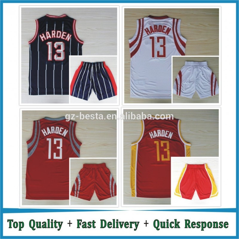 ハーデン# 13バスケットボールジャージー安い青少年バスケットボールユニフォーム-バスケットボールウェア問屋・仕入れ・卸・卸売り