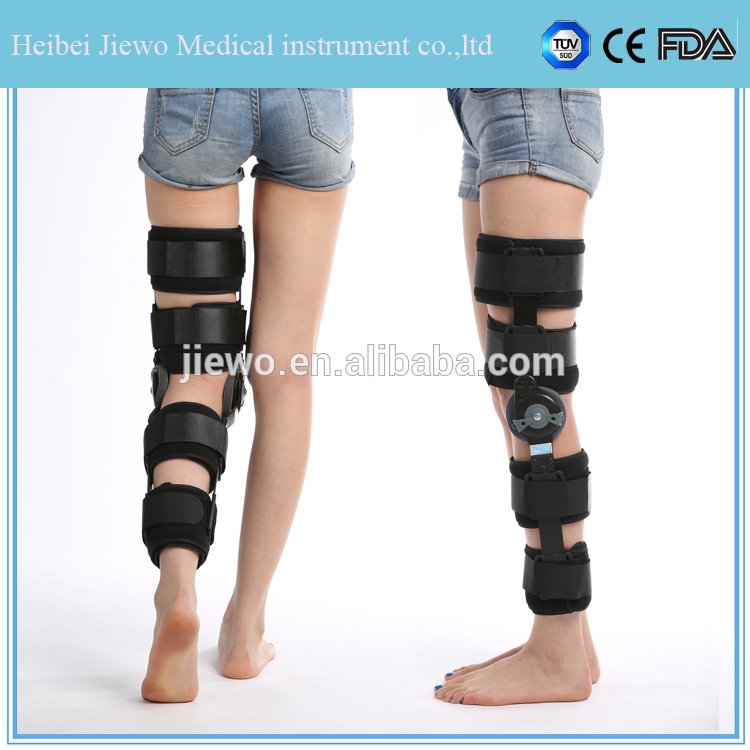膝イモビライザーrom角度調整可能な膝スプリント膝サポート-ひじ・ひざ用サポーター問屋・仕入れ・卸・卸売り