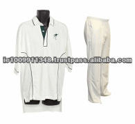 平野白いクリケットシャツとズボン-クリケット用品問屋・仕入れ・卸・卸売り