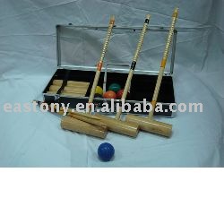 木製クロッケーゲームセット、クロケットセット、屋外のおもちゃ-クリケット用品問屋・仕入れ・卸・卸売り