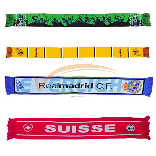2014年ワールドカップサッカースカーフ、 アクリルサッカーのスカーフ、 冬のスカーフ-その他応援グッズ問屋・仕入れ・卸・卸売り