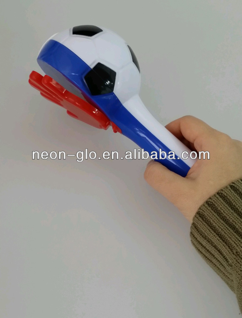 マルチ- 機能的なサッカー拍子木、 ledの点滅と巻きますk50533-blホーン-応援グッズ問屋・仕入れ・卸・卸売り