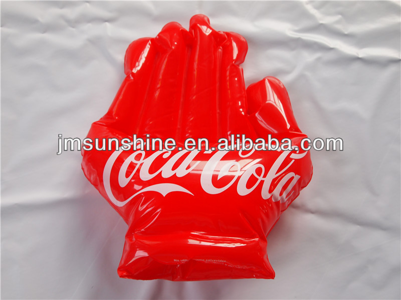 ワールドカップ2014年トップ品質と販促tpu/pvc/インフレータブルエヴァは手を応援-応援グッズ問屋・仕入れ・卸・卸売り