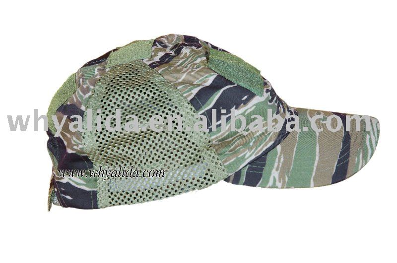 T/65/35cリップストップ/tigerstripeツイル軍軍野球帽-野球、ソフトボール用品問屋・仕入れ・卸・卸売り