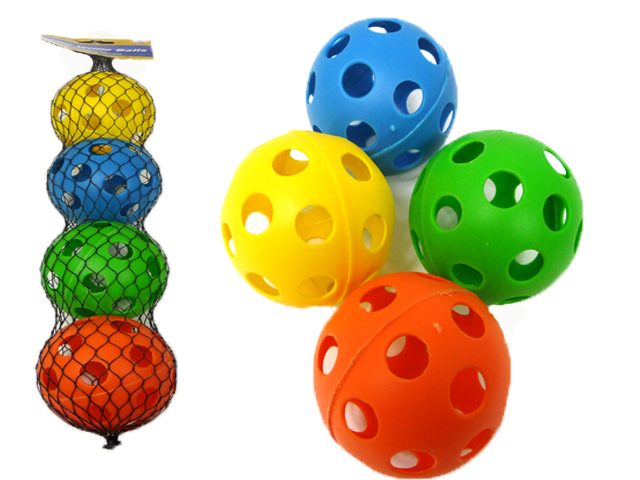 Wiffleボール4ピース/セット2.75 "4AS、# 19241-野球、ソフトボール用品問屋・仕入れ・卸・卸売り