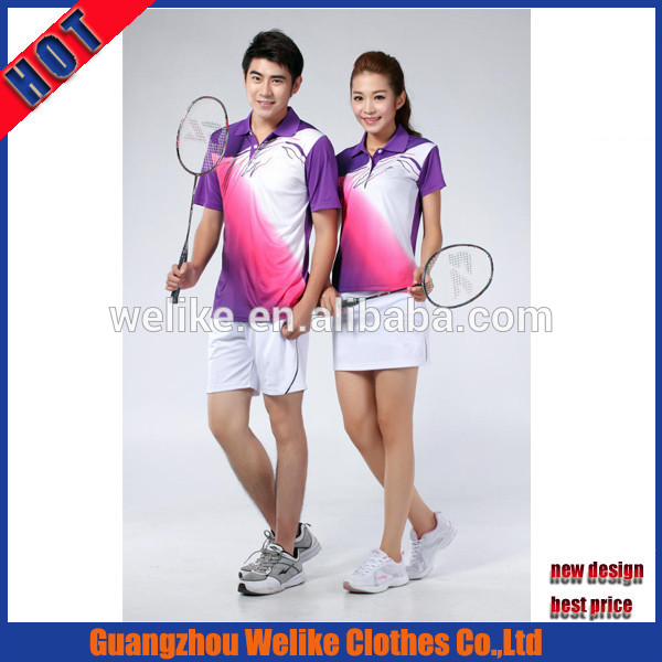 最高品質テニススポーツ摩耗メンズとレディースバドミントン制服ドライフィット卸売安いバレーボールポロシャツ-テニスウェア問屋・仕入れ・卸・卸売り