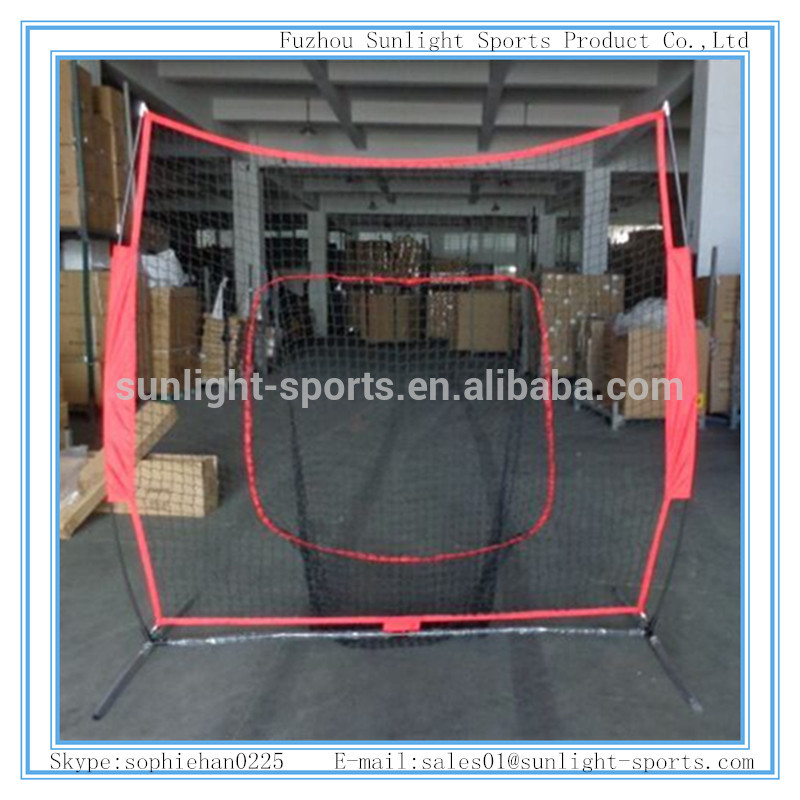 裏庭の赤い弓ネット野球バッティングネットネット大きな口-野球、ソフトボール用品問屋・仕入れ・卸・卸売り