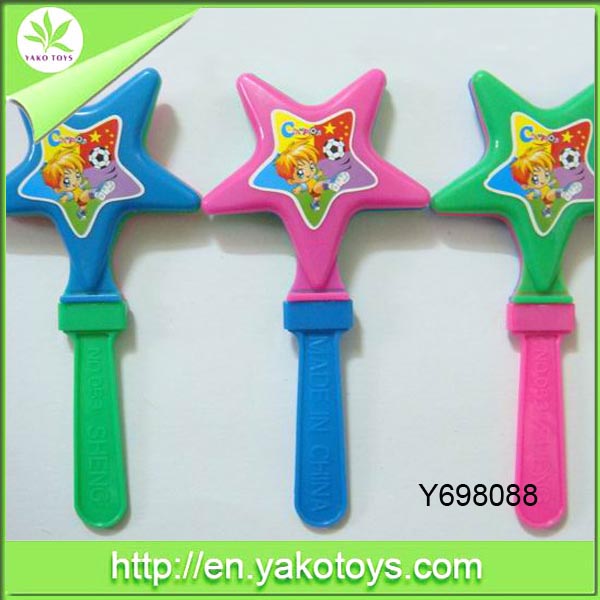 星形のファッションスタイルプラスチックhandclapperノイズメーカー-応援グッズ問屋・仕入れ・卸・卸売り