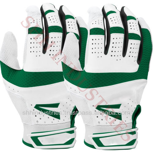 大人アメリカバッティング手袋( 緑)-野球、ソフトボール用品問屋・仕入れ・卸・卸売り