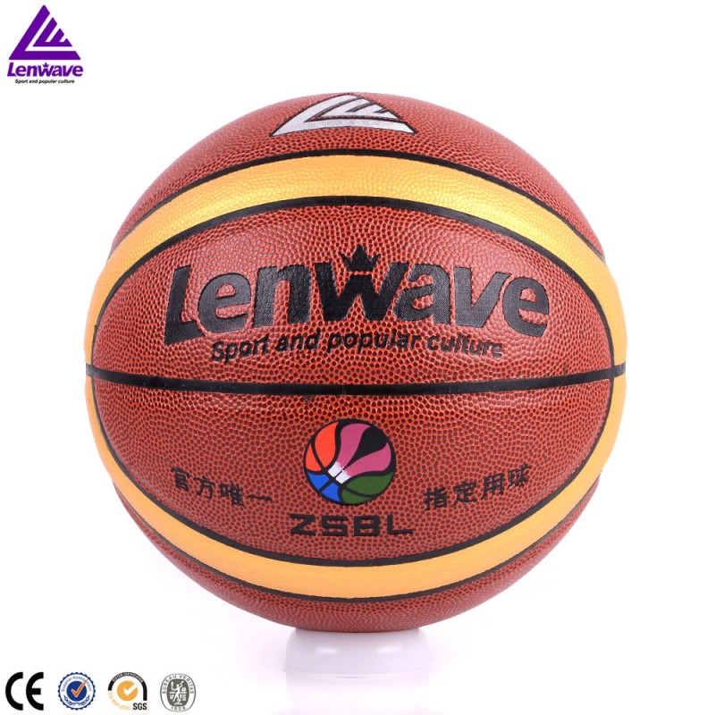 Lenwaveブランドpuレザーバスケットボールでバルク安いカスタムプリントバスケットボール-バスケットボール用品問屋・仕入れ・卸・卸売り