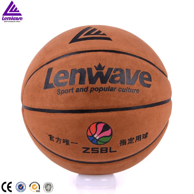 Lenwaveブランドカスタムバスケットボール卸売安いpuレザーバスケットボール-バスケットボール用品問屋・仕入れ・卸・卸売り