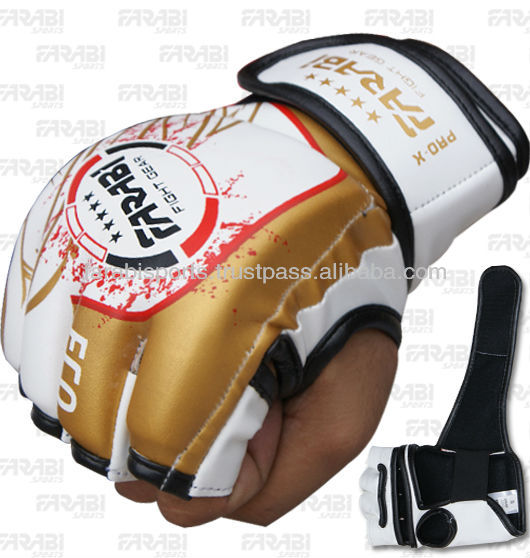 格闘技グラップリング手袋ムエタイレックス革手袋-武道、格闘技用品問屋・仕入れ・卸・卸売り
